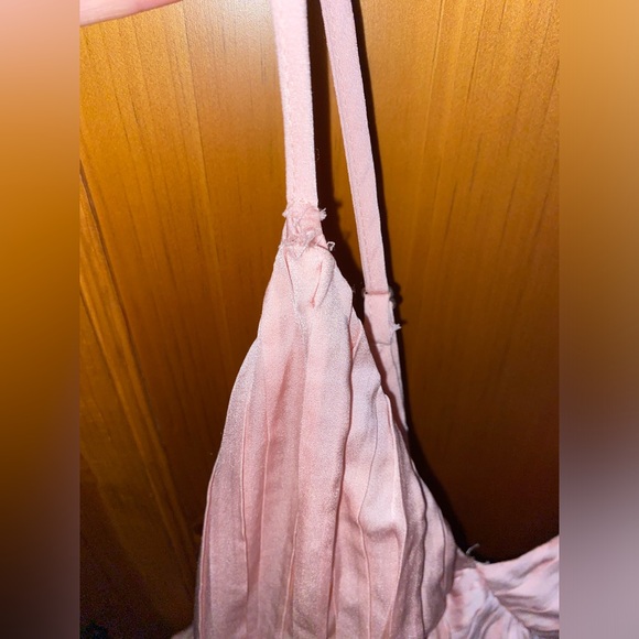 Pink Ruffle Mini Dress - Picture 4 of 4